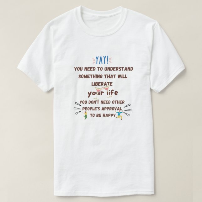 T-shirt Oui, tu ne comprends pas (Design devant)