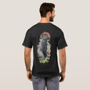 T-shirt Oumbi debout – Force du dos argenté