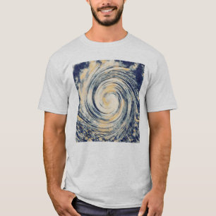 T-shirt Ouragan Abstrait Storm Art