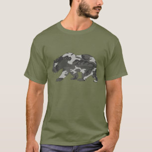 T-shirt Ours à motif camouflage urbain