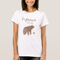 Ours animal forestier Baby shower d'automne Mama s