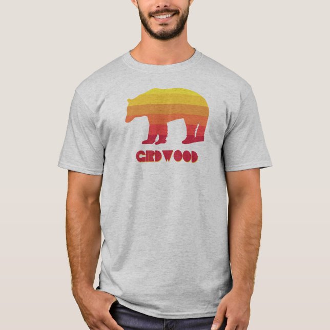 T-shirt Ours arc-en-ciel de Girwood Alaska (Devant)