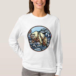T-shirt Ours Art Femme Chemise Faune Art Ours Chemises Our