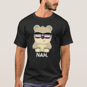 T-shirt Ours Asexué Pride Ace
