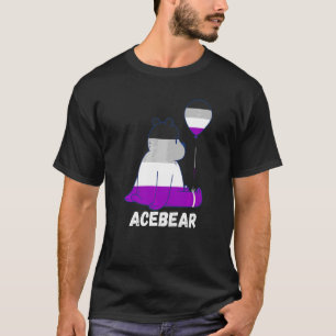 T-shirt Ours asexué seul ballon Ace asexualité asexué