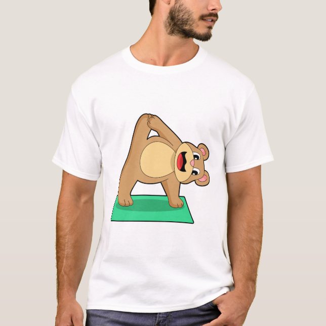 T-shirt Ours au Yoga Fitness (Devant)