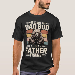 T-shirt Ours aux rayures rétro