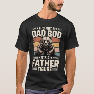 T-shirt Ours aux rayures rétro