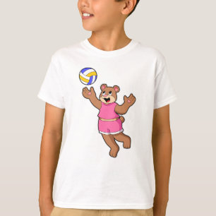 T-shirt Ours aux sports de volleyball