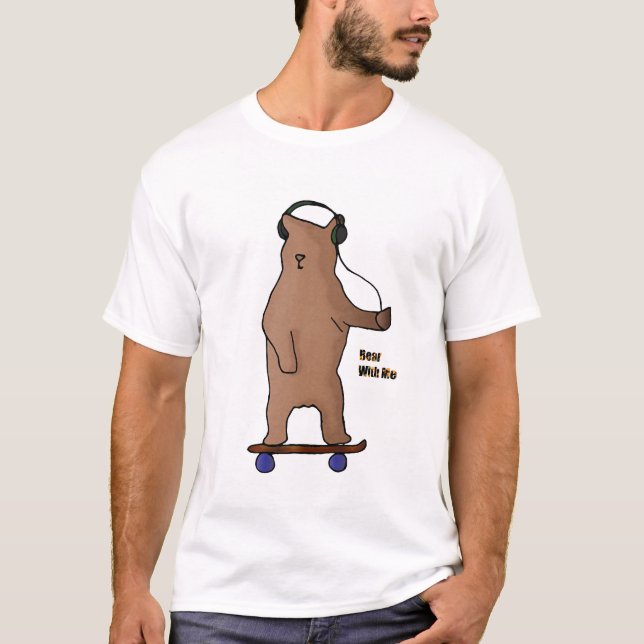 T-shirt Ours avec moi - animaux de conseil (Devant)
