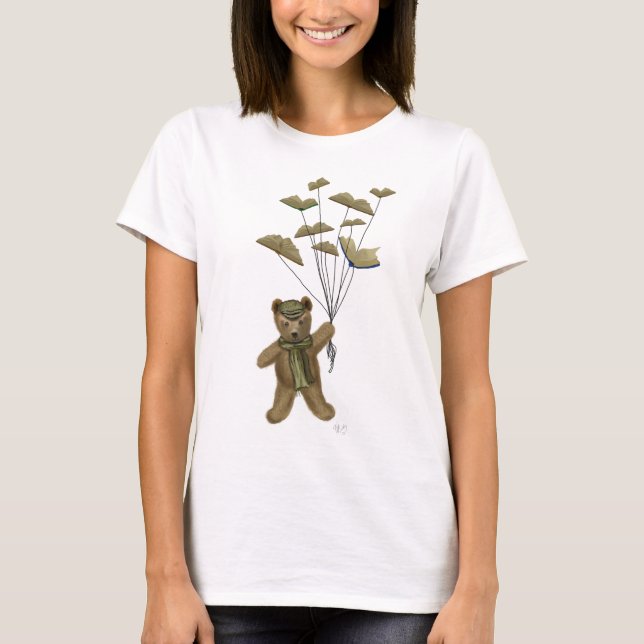 T-shirt Ours avec papillons du livre 3 (Devant)