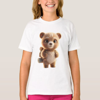 T-shirt Ours aventure 3D