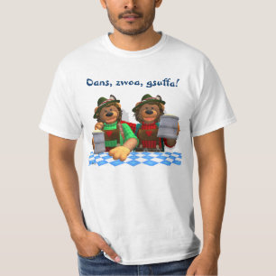 T-shirt Ours bavarois d'Oktoberfest de petits ours