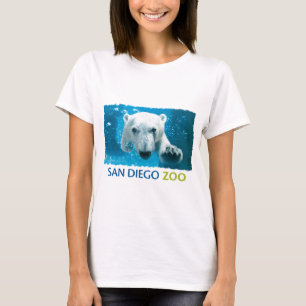 T-shirt Ours blanc de zoo de San Diego