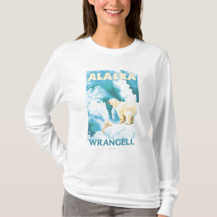 T-shirt Ours blancs et CUB - Wrangell, Alaska