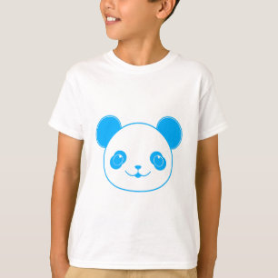 T-shirt Ours bleu Kawaii Panda