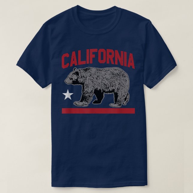 T-shirt Ours branché de Californie (Design devant)