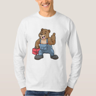 T-shirt Ours comme artisan avec boîte à outils