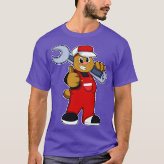 T-shirt Ours comme artisan avec outil