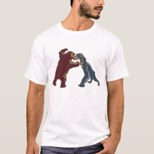 T-shirt Ours contre le gorille