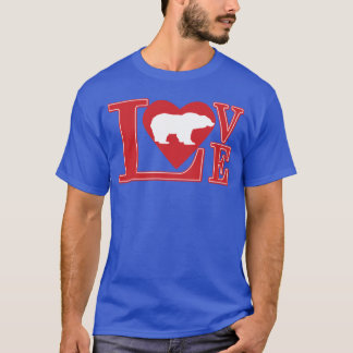 T-shirt Ours d'amour ami