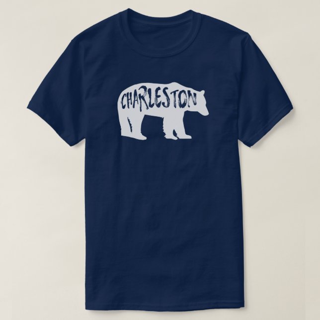 T-shirt Ours de Charleston en Virginie-Occidentale (Design devant)