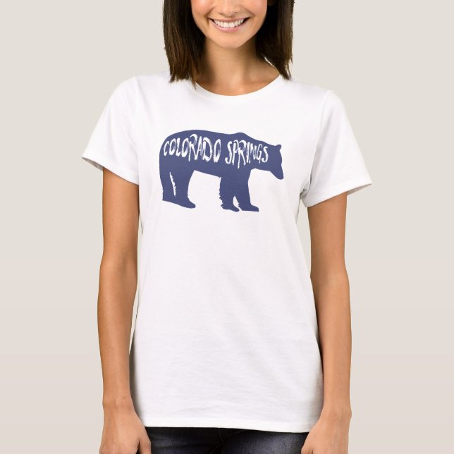 T-shirt Ours de Colorado Springs (Devant)