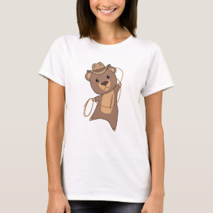 T-shirt Ours de cowboy Teddy Oear Lasso Ouest