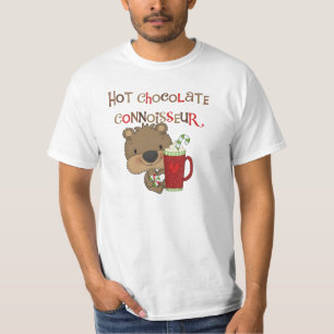 T-shirt Ours de garçon de connaisseur de chocolat chaud