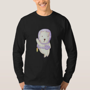 T-shirt Ours de glace mignon asonaute