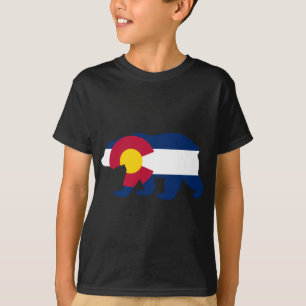 T-shirt Ours de la Californie de drapeau du Colorado