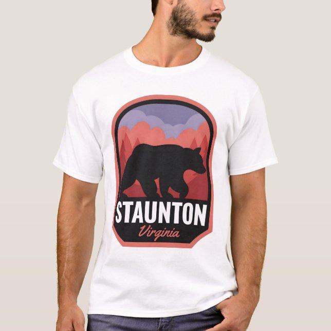 T-shirt Ours de la Virginie Staunton (Devant)