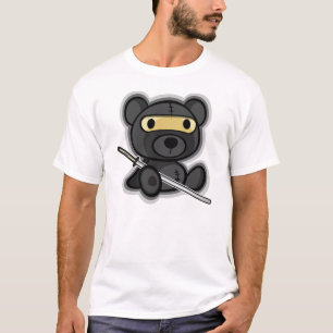 T-shirt Ours de nounours samouraï courageux mignon de
