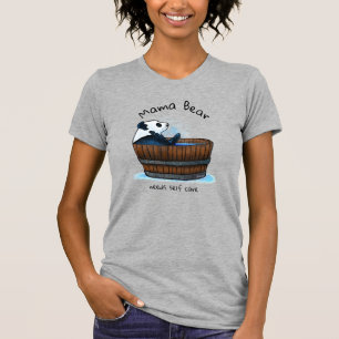 T-shirt Ours de panda de bain KiniArt