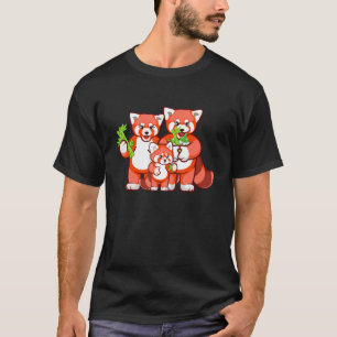T-shirt Ours de panda rouge Zookeeper Zoogoer animal sauva
