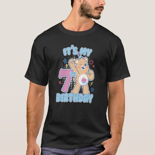 T-shirt Ours de soins Ours d'anniversaire C'est mon 7e ann (Devant)