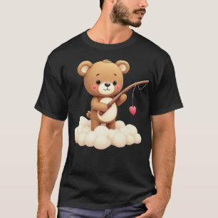 T-shirt Ours de soins Valentine's Day Tenderheart Ours Vin