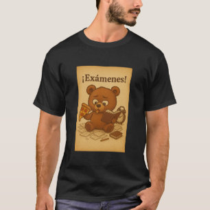 T-shirt Ours de stress de l'examen amusant   Illustration 
