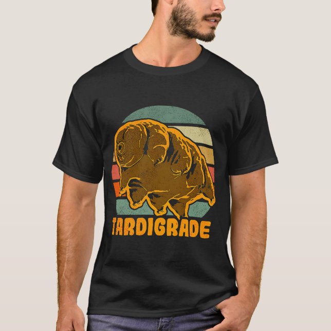 T-shirt Ours d'eau Tardigrade Moss Piglet Micro Animal 4 (Devant)