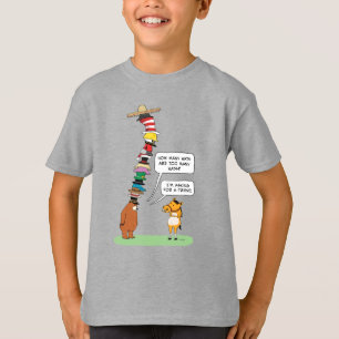 T-shirt Ours drôle de beaucoup de casquettes