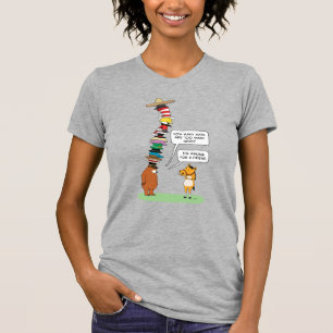 T-shirt Ours drôle utilisant beaucoup de casquettes