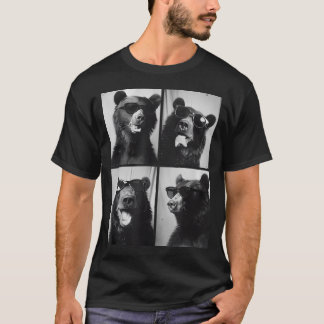 T-shirt Ours drôles avec des lunettes de soleil Animal de
