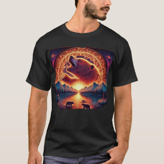 T-shirt Ours du soleil du matin.