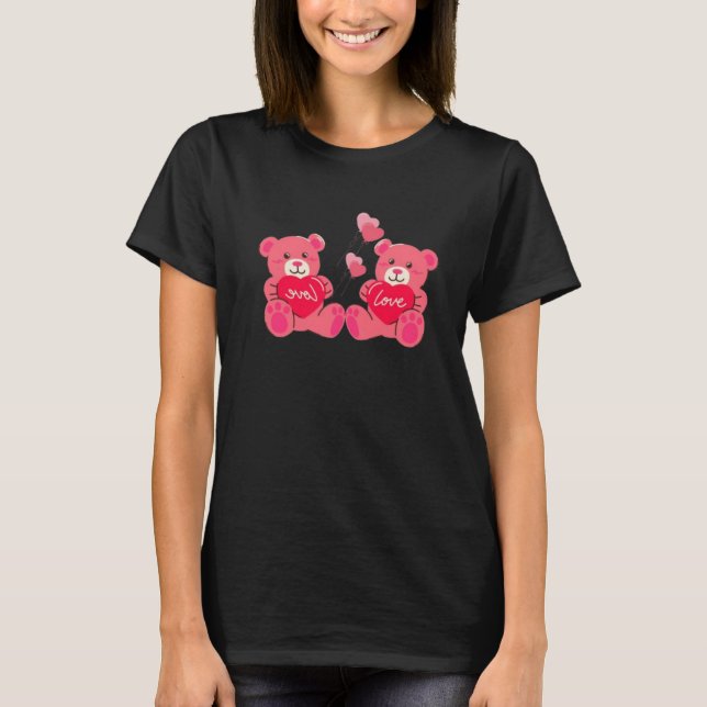 T-shirt ours en peluche (Devant)