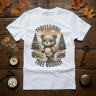 T-Shirt Ours en Peluche dans les Bois
