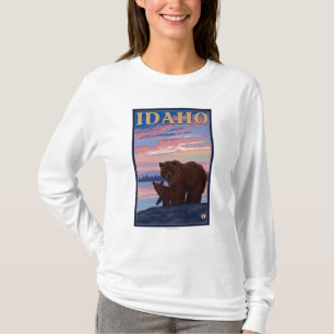 T-shirt Ours et affiche de voyage de CubIdahoVintage