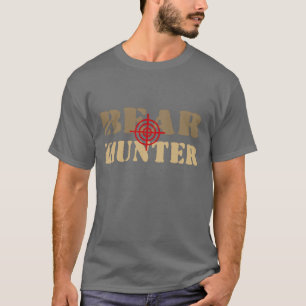 T-SHIRT OURS FIERTE OURS PATTE CHASSEUR D'OURS