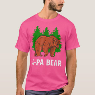 T-shirt Ours G-PA pour grand-père, grand-père, grand-père