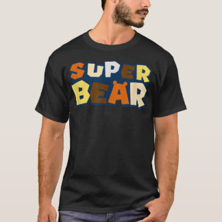 T-shirt ours gai avec l'ours drapeau de la fierté