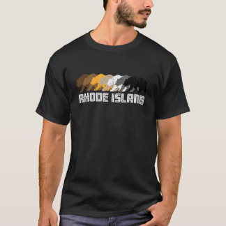 T-shirt Ours Gay de Rhode Island déprimé